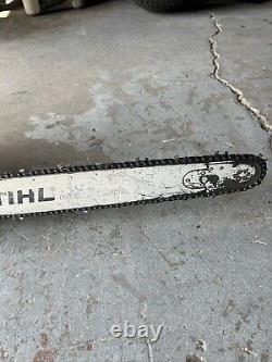 Stihl 044 Chainsaw 25 Bar/Chain Powerhead Running Saw Runs Strong Chain Saw