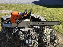 Stihl 044 Chainsaw Early Rare OEM 10mm Saw Used with 20 Bar and Chain