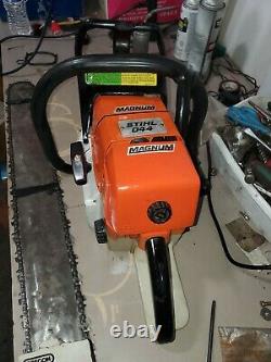 Stihl 044 magnum chainsaw with 32 inch bar & 2 new chains very nice saw
