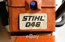 Stihl 046 Heavy Duty Chain Saw 20 Bar 76cc Single Cylinder Engine