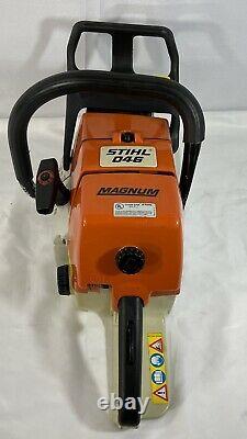 Stihl 046 Magnum Dual Port Muffler Chainsaw With25 Inch Bar. Starts On 1 PULL. Lot#3