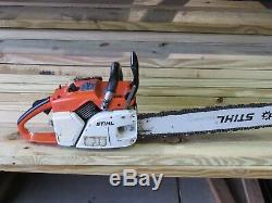 Stihl 056 AV Chainsaw with a 25 bar
