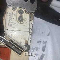 Stihl 066 Parts Saw 1122 Brake Head Case Handle Gas Oil Crank Carb Project
