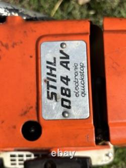 Stihl 084 AV 122cc High Displacement Professional Chainsaw WORKING/RUNS