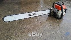 Stihl 090 Chainsaw Cleaned & Serviced Brand New Clutch Sprocket Bar & Chain