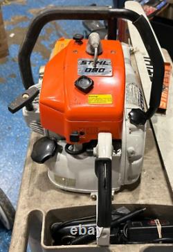Stihl 090 Chainsaw with 66 Bar and Chain Vintage READ DESCRIPTION