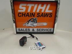 Stihl Chain Saw sales Service LED Display light sign box