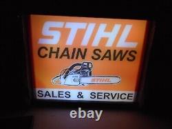 Stihl Chain Saw sales Service LED Display light sign box