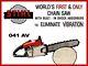 Stihl Chain Saws 041 AV NEW Metal Train Sign 24x30 USA STEEL XL Size 7 lbs