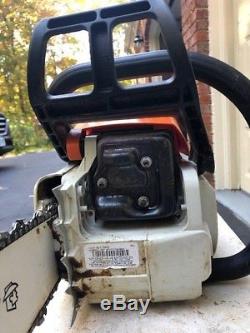 Stihl Chainsaw MS290 with 20 bar chain, textbook and tools but not working