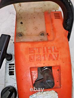 Stihl Chainsaw, Model 031 Av, Has Compression, 44 Cc, 1971, Nice Project Saw