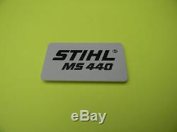 Stihl Chainsaw Ms440 Name Tag # 1128 967 1511 - Up104