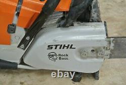 Stihl Gs461 16 Gas Powered Rock Boss Concrete Chain Saw Gs 461