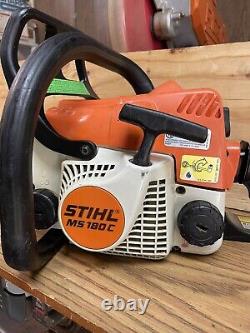 Stihl MS180C Gas Chainsaw, Clean used Saw, 14 in Bar, Easy Start