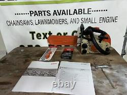 Stihl MS191 T MS 191T 191 Chainsaw with 14 Bar & Chain &New Chain& Manuals & Tools