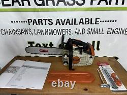 Stihl MS192 T MS 192T Chainsaw with 14 New Bar & Chain & Manuals & Tools150psi