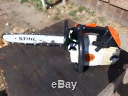Stihl MS200T Professional top handle saw with16 bar and extra chains