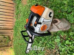 Stihl MS201TC used chainsaw runs good needs repair fix or for parts MS200T 020