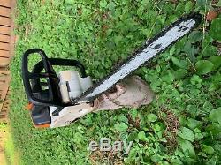 Stihl MS201TC used chainsaw runs good needs repair fix or for parts MS200T 020