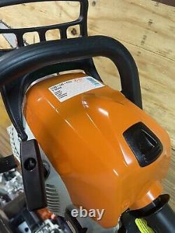 Stihl MS211 Gas Chainsaw, Clean, New 16 Bar and Chain, Lightly Used Chainsaw