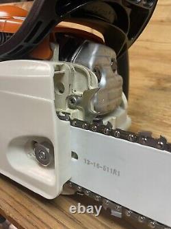 Stihl MS211 Gas Chainsaw, Clean, New 16 Bar and Chain, Lightly Used Chainsaw