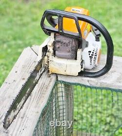 Stihl MS230 Chainsaw RUNS EXCELLENT model WATCH VIDEO SEE IT RUN & CUT