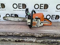 Stihl MS250 Wood Boss Chainsaw 45CC 1-OWNER SAW With 18 Bar & Chain SHIPS FAST