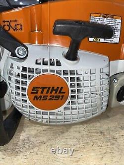 Stihl MS291 Chainsaw 56cc Gas Engine TESTED Running