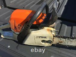 Stihl MS311 chain saw with 20' bar