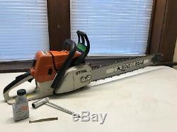 Stihl MS360 Pro with 25 inch Sugihara bar and chain. (362,361,036,044)Logger saw