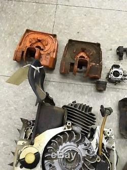 Stihl MS440 Chainsaw Saw Part Lot For Parts saw or Repair Powerhead 440 044