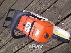 Stihl MS460 Magnum Chainsaw Runs Great Dual Port 046 440 066 660 Caber Rings