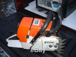 Stihl MS460 Magnum chainsaw 77cc Runs Great Powerhead 046 1128 D Chamber READ