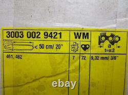 Stihl MS461 MS462 Rescue Saw 20 Bar 30030029421 Chain 39440050072 and Sprockets