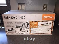 Stihl MSA 120 C Chain Saw with Battery, & AL101 Charger New Cordless 12 Chainsaw