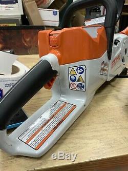 Stihl MSA 120 C Chain Saw with Battery, & AL101 Charger New Open Box Small Saw