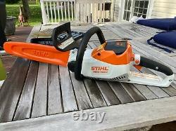 Stihl MSA 140C Cordless Chain Saw Used Once 10 Bar with Battery & Charger