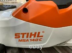 Stihl MSA 140C Cordless Chain Saw Used Once 10 Bar with Battery & Charger