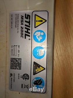 Stihl MSA 200 C Battery Chain Saw 14 Bar with 2 AP 300 batteries and charger