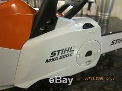 Stihl MSA 200 C Battery Chain Saw 14 Bar with AP 300 Battery and AL 300 Charger