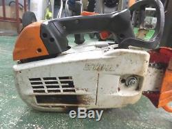 Stihl MS 201T Top Handle Arborist Chainsaw 14 Bar Gas Great Working Condition