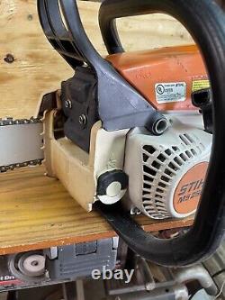 Stihl MS 250C Chainsaw with New 16 Bar & Chain E-Z Start, tool free chain adj