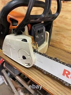 Stihl MS 250C Chainsaw with New 16 Bar & Chain E-Z Start, tool free chain adj