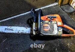 Stihl MS 290 farm boss Chainsaw with 18 bar Cranks Easy Runs Good