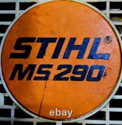Stihl MS 290 farm boss Chainsaw with 18 bar Cranks Easy Runs Good