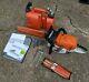 Stihl MS 362 15 Arborist Chainsaw with Chain Tools Manual & Husqvana Fuel Can