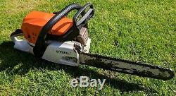 Stihl MS 362 15 Arborist Chainsaw with Chain Tools Manual & Husqvana Fuel Can