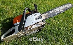 Stihl MS 362 15 Arborist Chainsaw with Chain Tools Manual & Husqvana Fuel Can