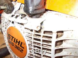 Stihl MS 362 C Motorsäge Kettensäge Motor läuft im Standgas und unter Vollgas