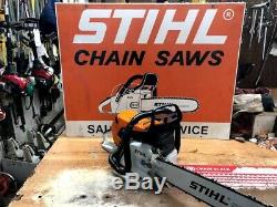 Stihl MS 441 Magnum Chain Saw 4 150 Compression Great Running Saw 25 Bar
